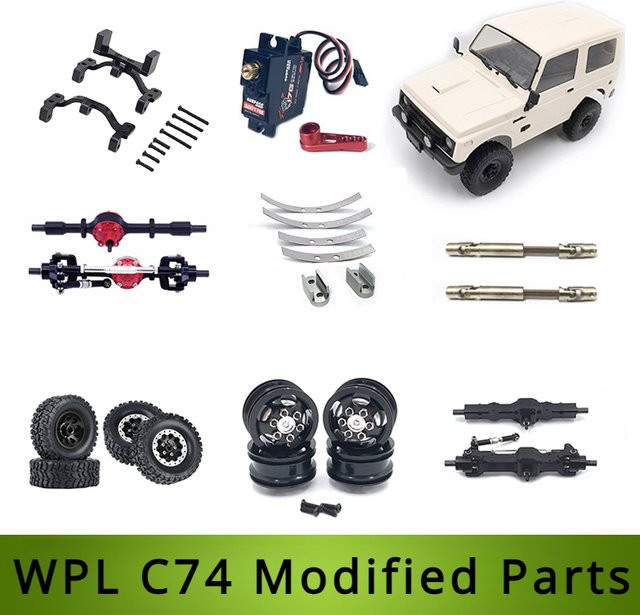 WPL C74 RC Auto Ersatzteile, Metall, Zubehör - Bild 1