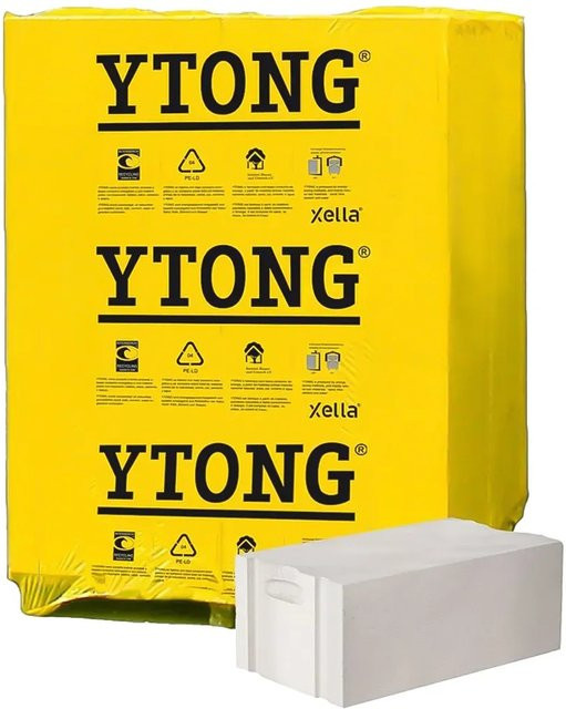 Ytong Planbauplatte aus Porenbeton in Weiß, B/H/T: 59,9 x 19,9 x 10,0 cm, 120 Stück - Bild 1