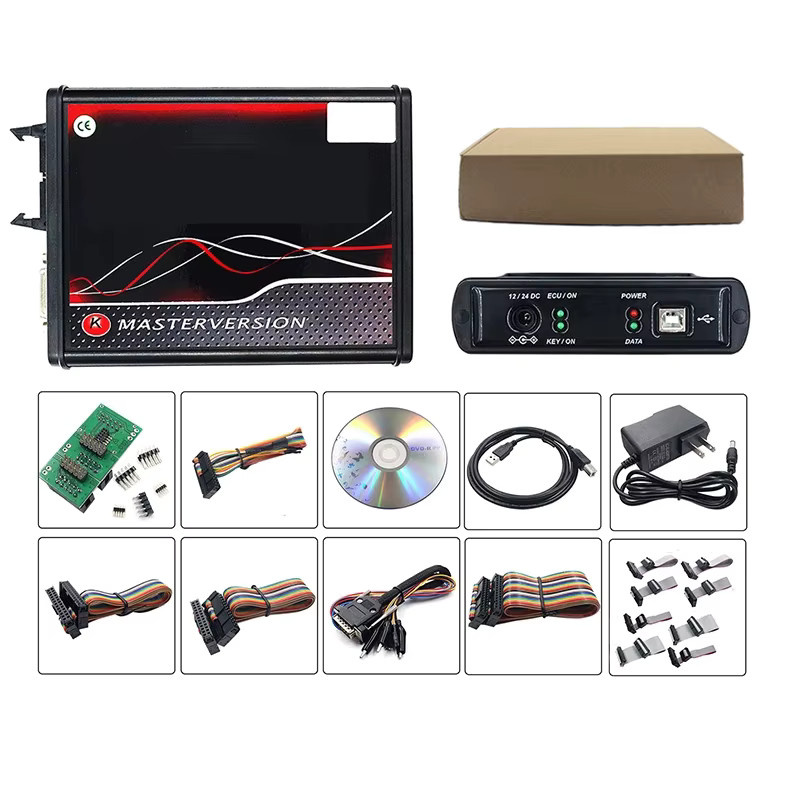 Ktag ECU Programmierer V7.020 V2.25 mit roter PCB und 272 ECU-Kabeln von ITCARDIAG in Rot - Bild 3