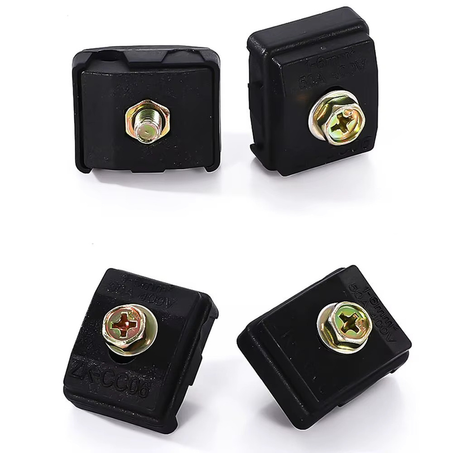T-Typ High Power Splitter Quick Wire Connector Terminal Block Kabelverbinder Set in Schwarz und Lila - Bild 5