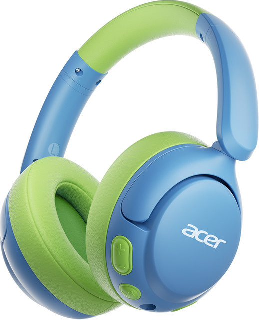 Acer OHR725 Kinder-Bluetooth-5.4-Kopfhörer in Blau, faltbare kabellose Over-Ear-Kopfhörer mit 85dB Lautstärkebegrenzer und integriertem Mikrofon - Bild 1