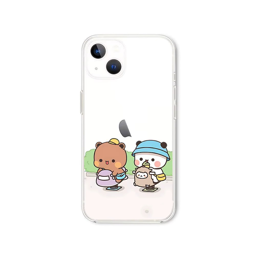 Transparente D-DUDU B-BUBU Handyhülle für Apple iPhone 11 bis iPhone 17 Pro Max, Plus, stoßfest und weich - Bild 3