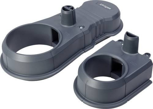 Wolfcraft 5954000 Absaugadapter aus Kunststoff in Grau - Bild 1