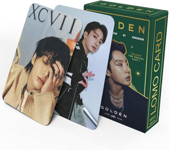 BTS Jungkook Kpop Goldenes Album Fotokarten, Set / Bundle, Grau, Bunt / Mehrfarbig - Bild 1
