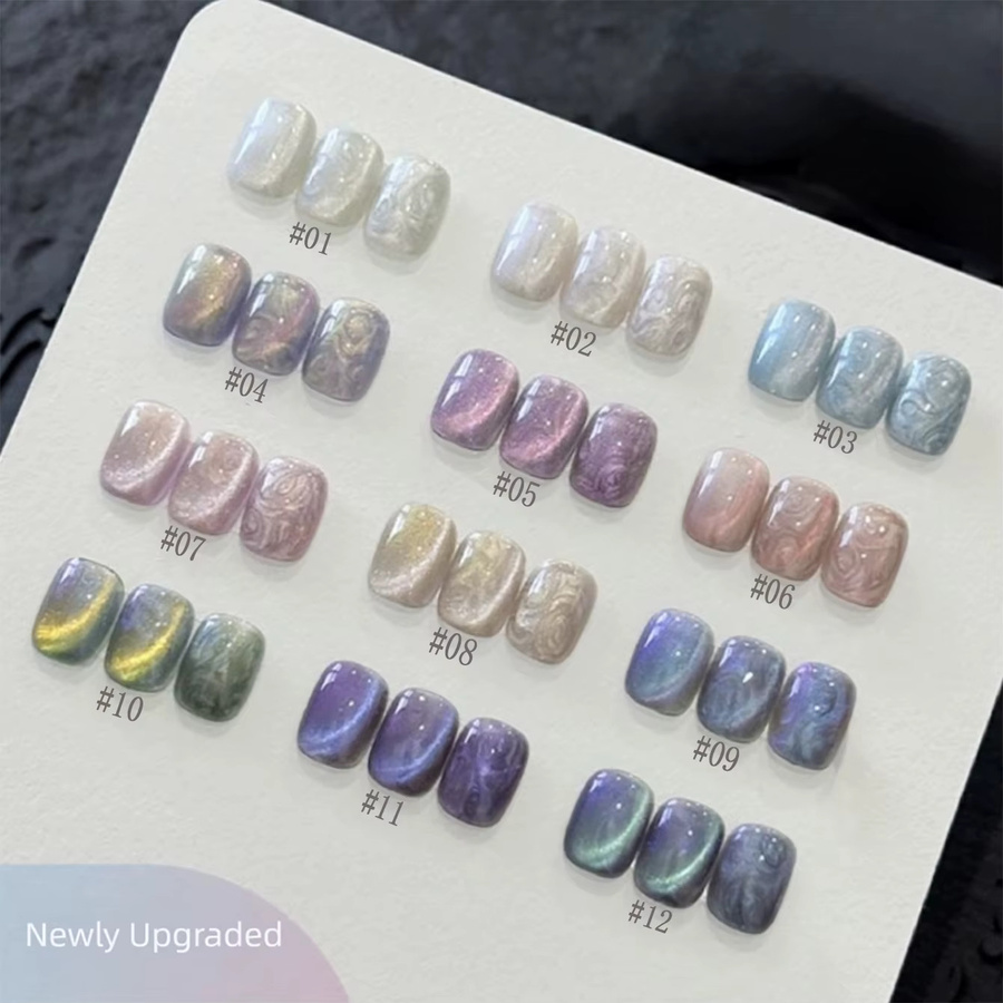 MIANEL Aurora Katzenauge Gel-Nagellack, 10 ml, Schimmernd - Bild 2