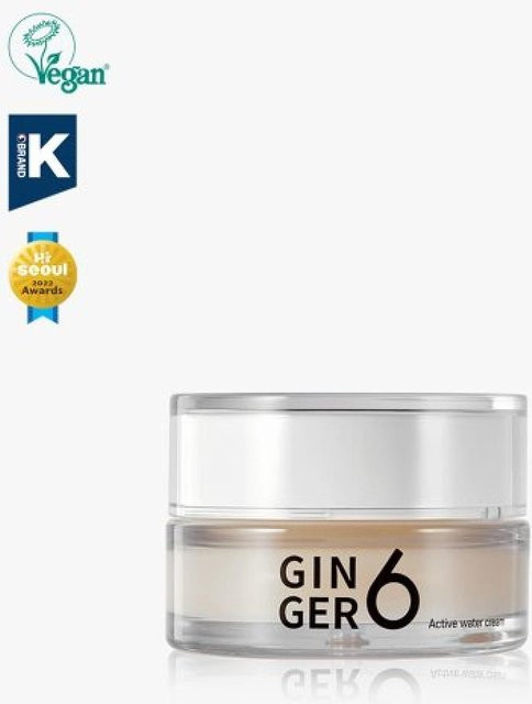 Kcosme Ginger6 Vegane Aktive Feuchtigkeitscreme, 50 ml, Normale Haut - Bild 1