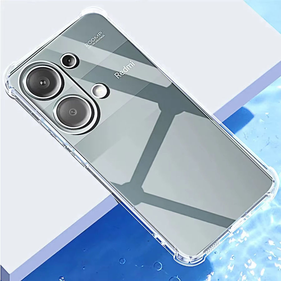 Transparente Anti-Drop Silikon Schutzhülle für Xiaomi Redmi Note 14 13 12 11 10 9 Pro Plus 5G - Bild 6