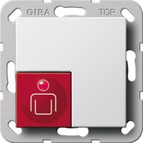 Gira Ruftaster System 55 in Reinweiß 290003 - Bild 1