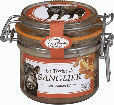 Maison Telme Wildschweinterrine mit Rosmarin 200 g - Bild 1