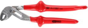 KS Tools Wasserpumpenzange aus Stahl mit Sicherungsöse für Sicherheitsleine, 1000V, Rot - Bild 1