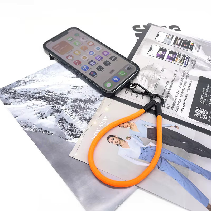 WSSHE Handyhülle mit Lanyard und Handschlaufe für iPhone in Purple - Bild 2