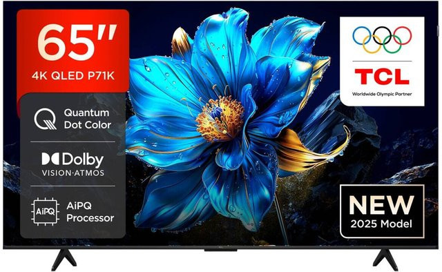 TCL QLED-Fernseher 65P71KX1 in Schwarz, Breite: 144 cm, Höhe: 89 cm - Bild 1