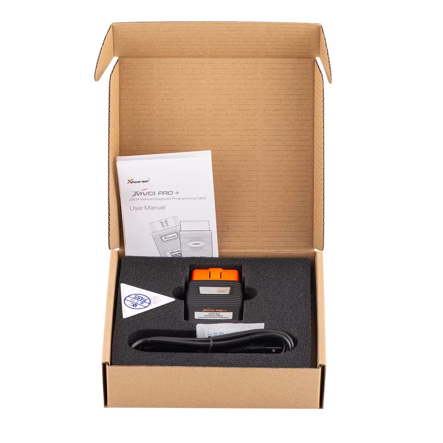 XHORSE MVCI PRO J2534 Fahrzeugdiagnoseprogrammierkabel in Schwarz - Bild 3