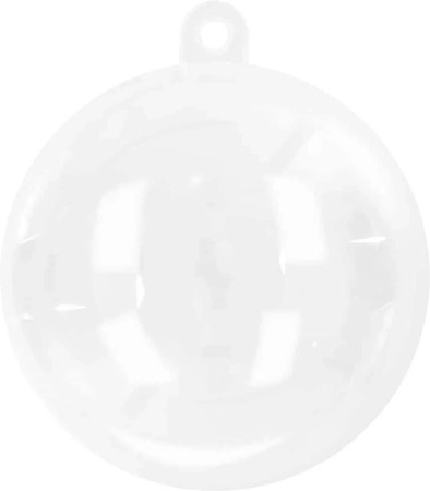 vidaXL Weihnachtskugeln Set aus Kunststoff, 200 Stück, Transparent, Durchmesser: 5 cm