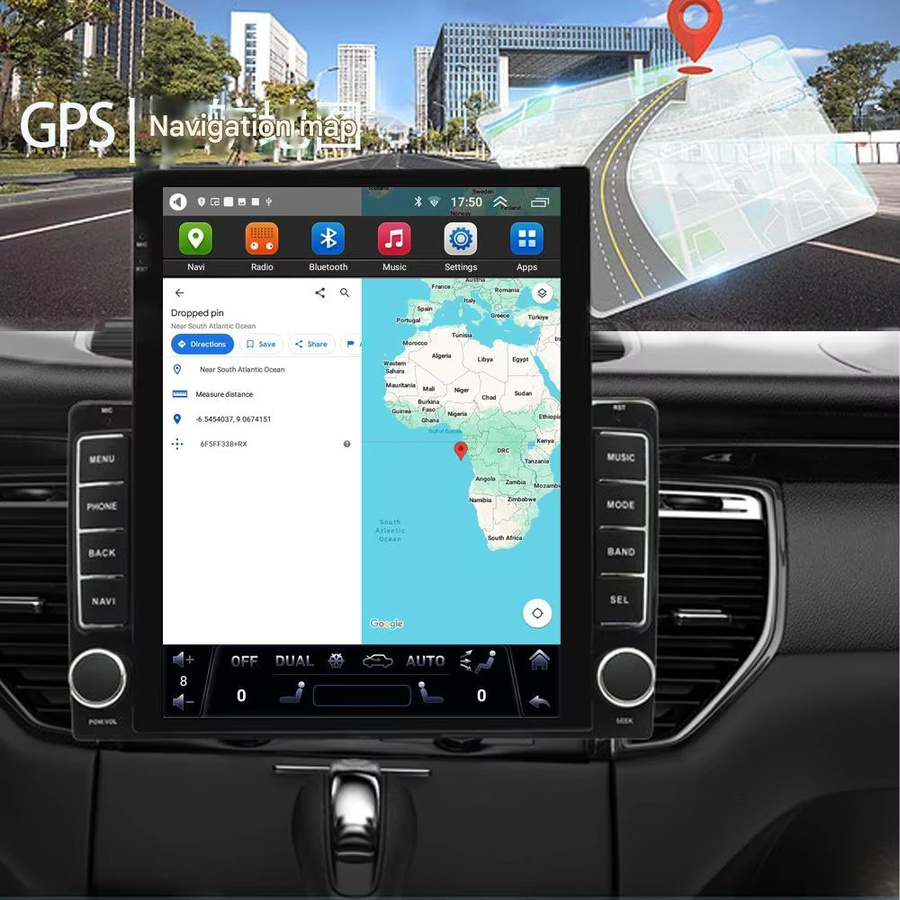 Wegonow Universelles In-Car-System mit Android 14.0, 9,7 Zoll 720P Display, 12GB RAM + 512GB Speicher, Schwarz, mit kabellosem CarPlay, 4G, WLAN und Bluetooth - Bild 2
