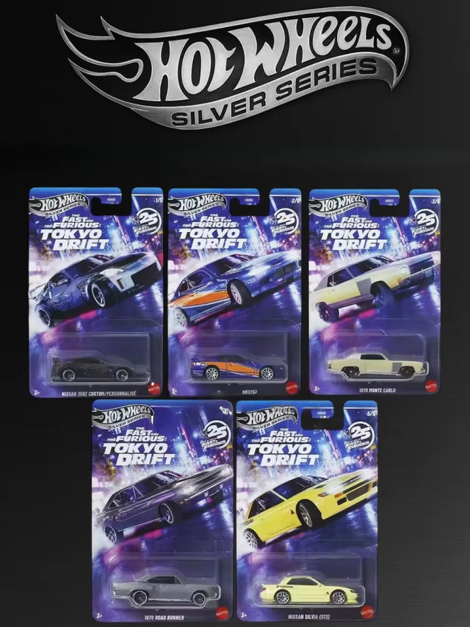 Mattel Hot Wheels Fast & Furious, Druckgussauto-Modellsammlung, 1:64, Set - Bild 4
