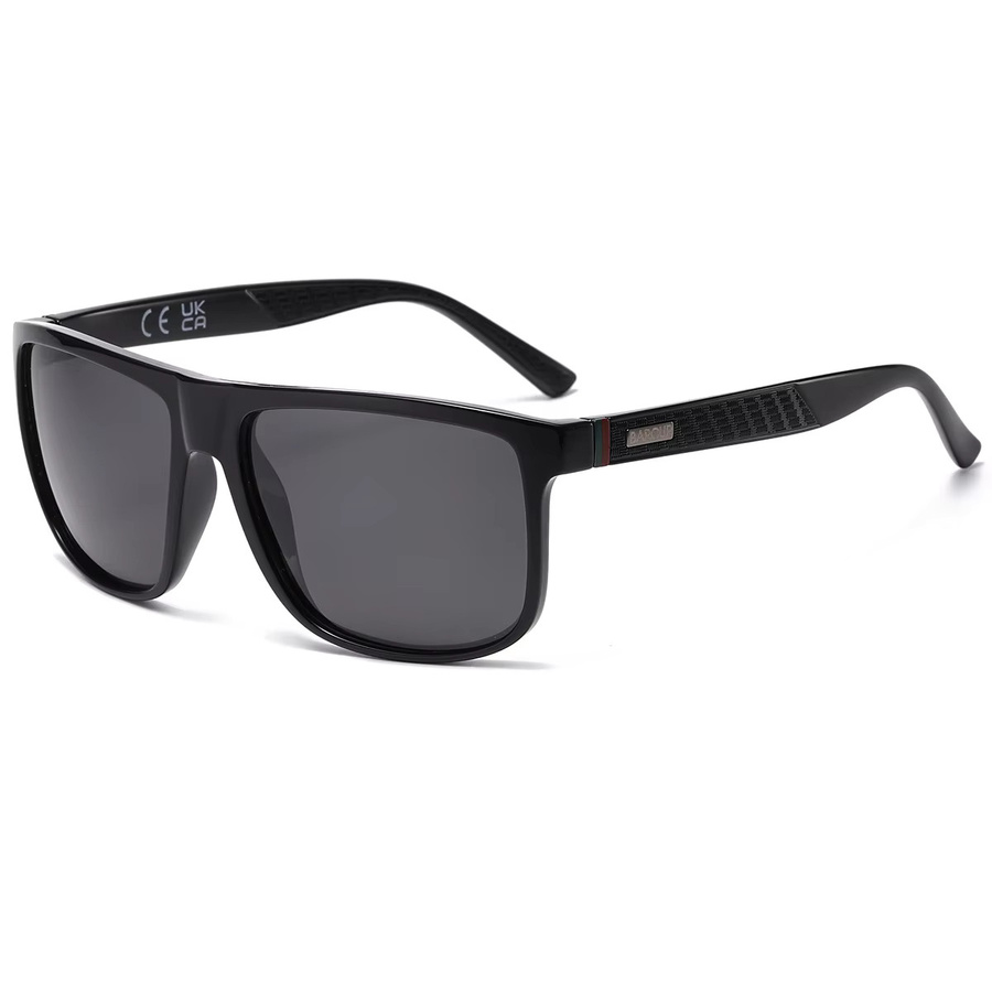 BARCUR Sonnenbrille, Vollrand, Square, Kunststoff, black - Bild 3