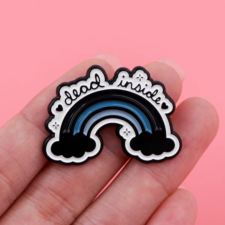 Ramulus Brosche Rainbow Bridge Emaille Pin, Unisex - Bild 2