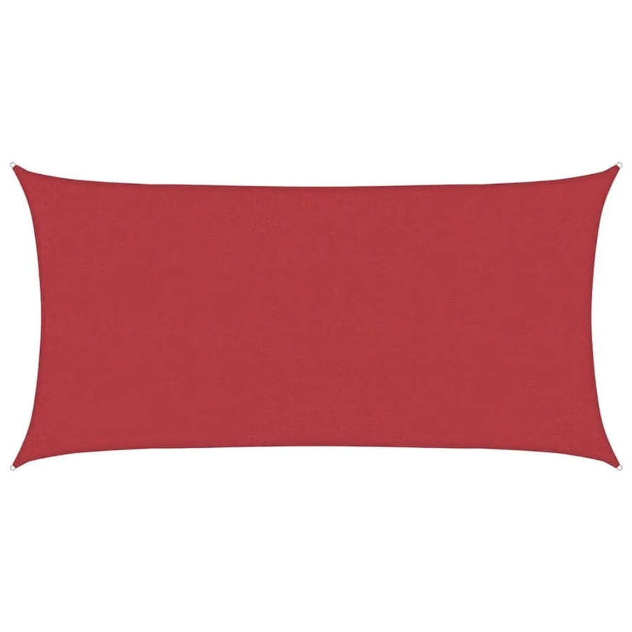 Furnicato Sonnensegel aus HDPE in Rot, Rechteckig, B: 700 cm, T: 400 cm - Bild 2