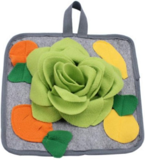 Yiran Furniture Haustier Schnüffelteppich, Fütterung Futtersuche Trainingspad, gray - Bild 1