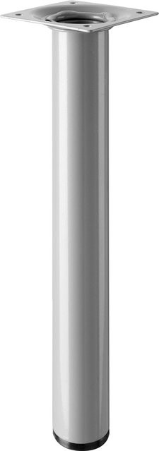 Hettich Tischbein Aluminium-Optik Matt Silber Durchmesser: 30 mm, Höhe: 250 mm - Bild 1
