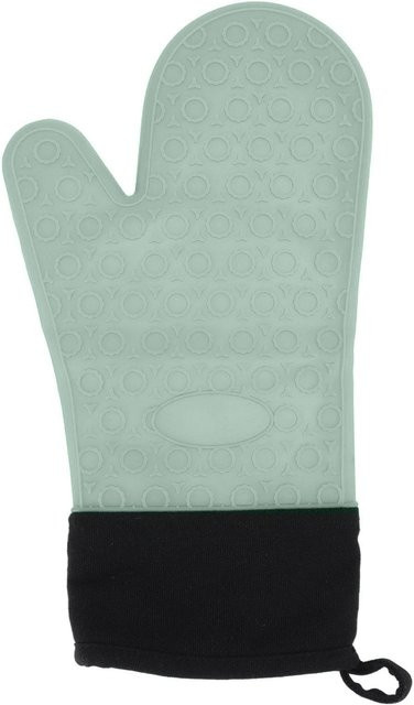 Fishine Silikon-Ofenhandschuhe Rutschfest und Hochtemperaturbeständig in Grün - Bild 1