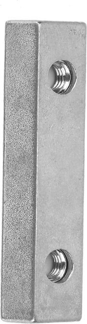 Fishine Z043M Doppelnutmutter aus Zinklegierung in Silber zur Befestigung von Basis oder Verstärkungsplatten - Bild 1