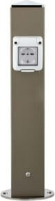 COLORTAP Stele Electropoint Bodenstele aus Aluminium in Grau - Bild 1