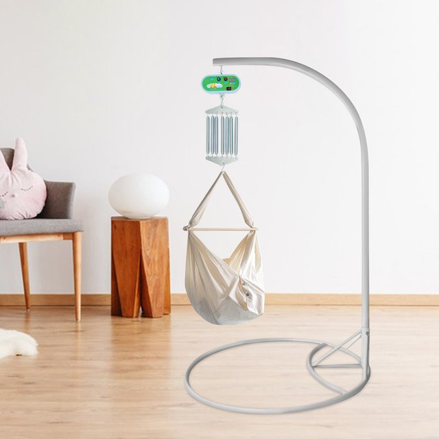 Elektrische Steuerung für hängende Baby-Schaukelwaagen mit einstellbarer Lautstärke und Geschwindigkeit in Grün, Tragkraft bis 20 kg - Bild 1