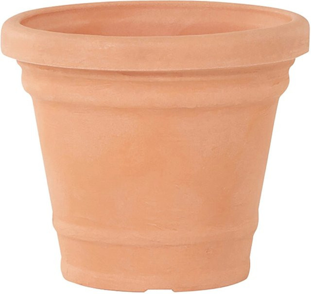 Siena Garden Pflanzkübel Amalia aus Kunststoff in Terracotta und Orange, Durchmesser: 40 cm, Höhe: 32 cm - Bild 1