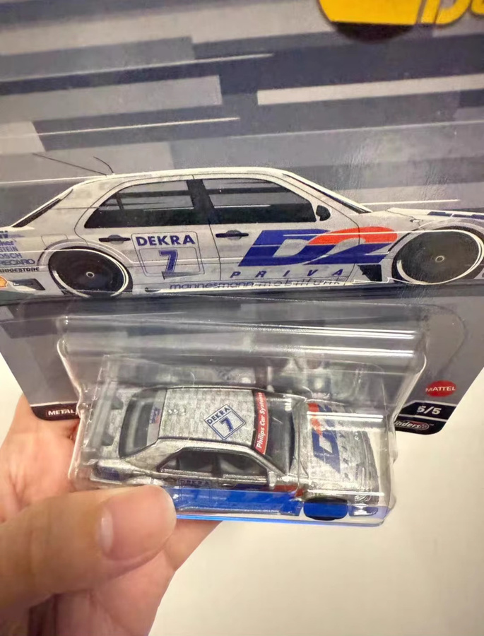Hot Wheels AMG Mercedes C-Klasse DTM Touring, Modellauto, 1:64, Metall, ab 3 Jahren - Bild 3