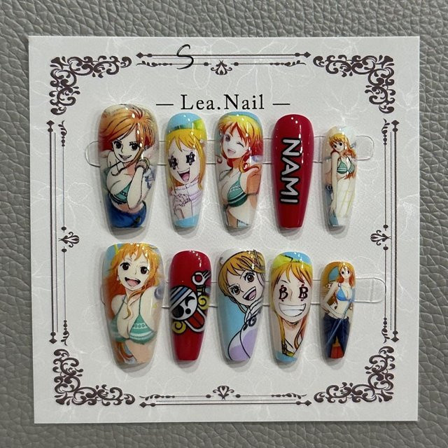 Keeppley Press-on Nägel, Anime Print, Drachen, Cosplay Requisiten - Bild 1