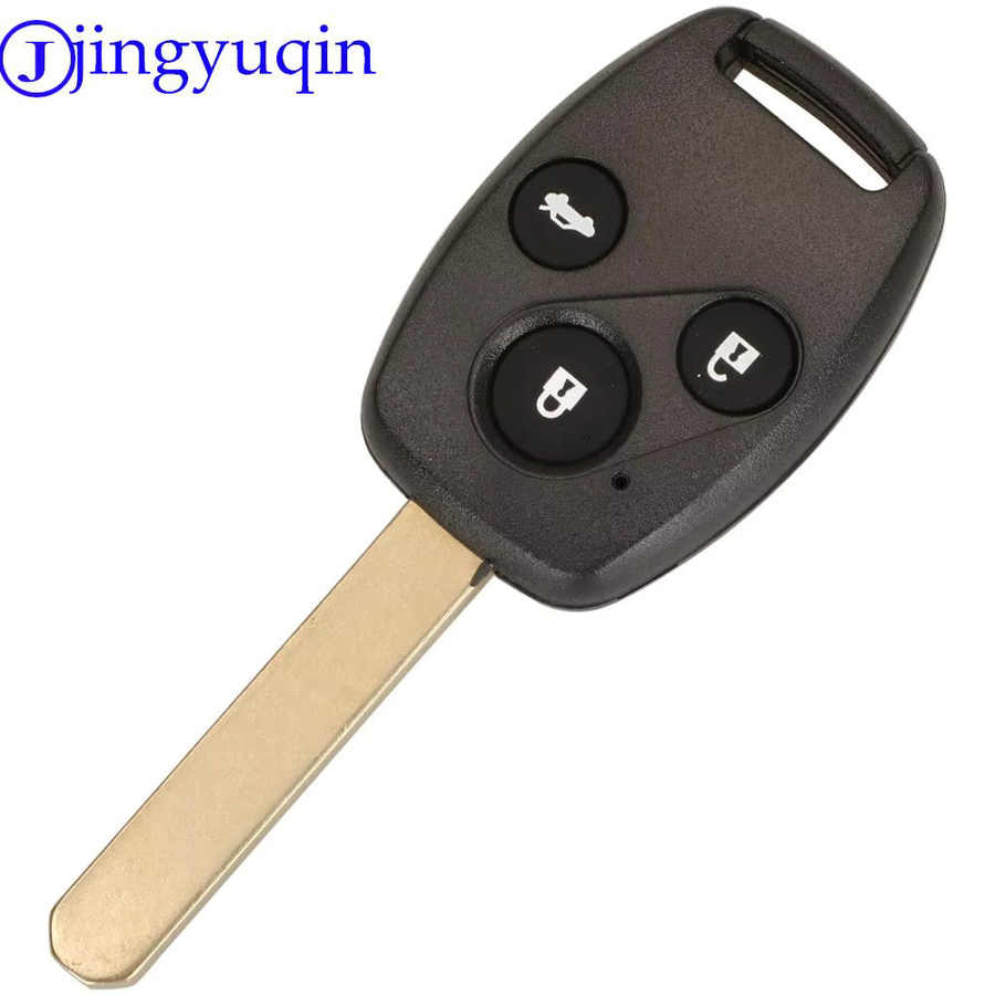 Jingyuqin Fernbedienung Auto Schlüssel für Honda Accord Element Pilot CR-V HR-V City Jazz Odyssey Civic in Schwarz 433MHz ID46/7961 - Bild 3