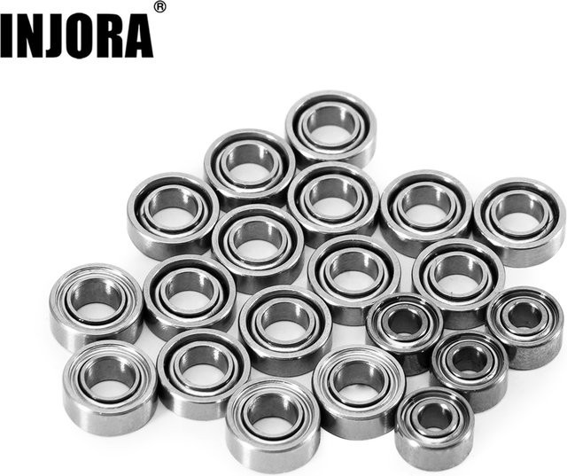 INJORA Lagersatz, Metall, Grau, 20-teiliges Set - Bild 1