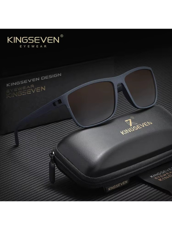 KINGSEVEN Sonnenbrille, Square, Vollrand, Kunststoff, Unisex, polarisiert - Bild 4