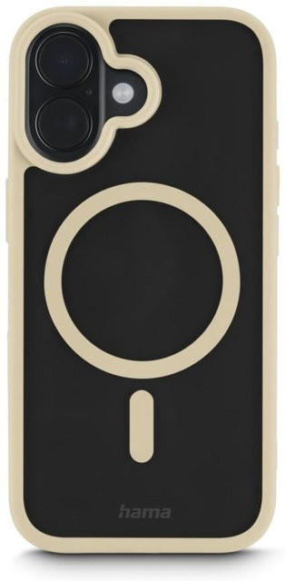 Magnetische Frame Protect Handyhülle für Apple iPhone 17 in Beige und Transparent - Bild 1