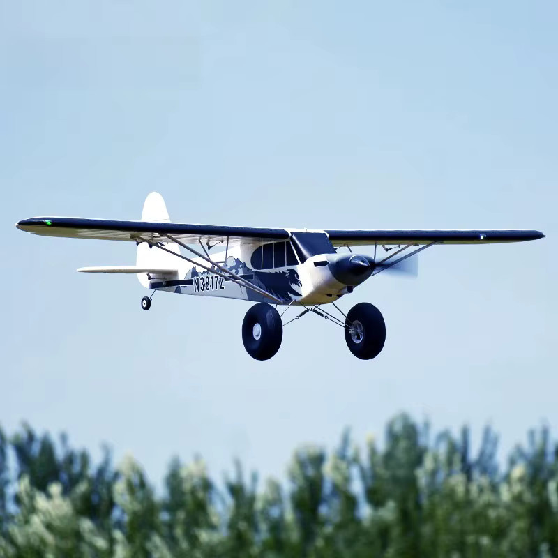 Fms Pa-18 Starrflügel Flugzeugmodell, Rc Fernbedienung, Schaumstoff - Bild 1