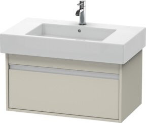 Duravit Waschtischunterschrank Ketho in Taupe mit einem Auszug, wandhängend, B/T: 80 x 45,5 cm - Bild 1