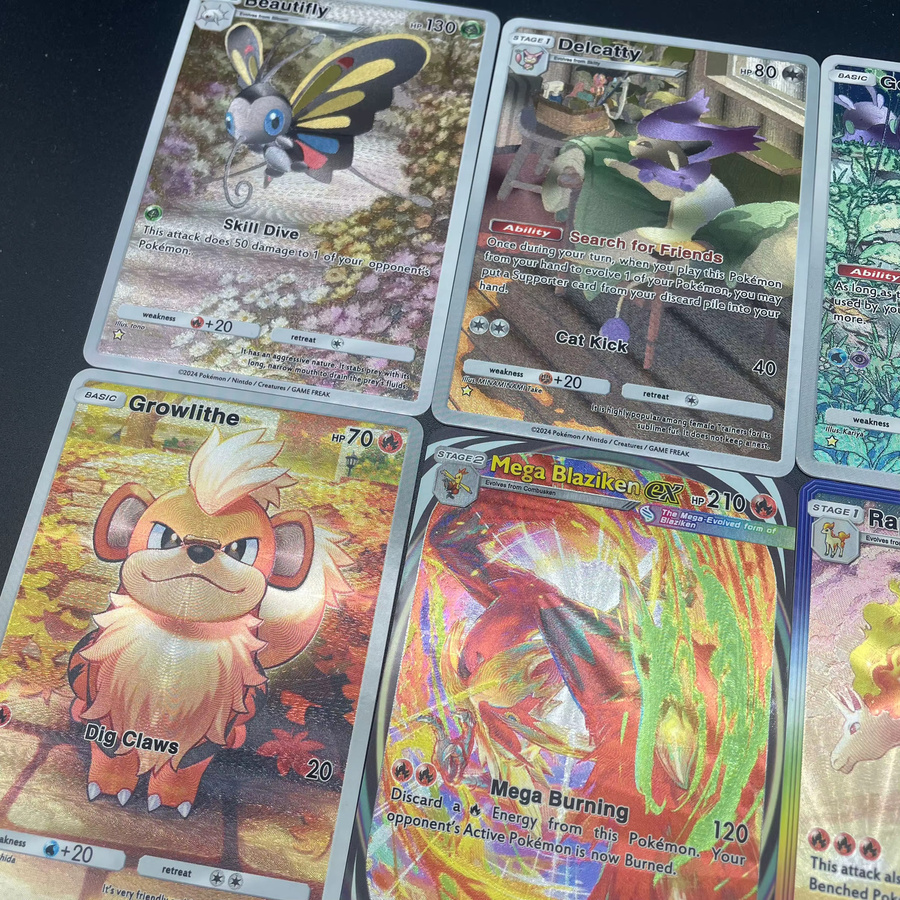 Keeppley Mega Blaziken, Sammelkarten, 10-teiliges Set, Englisch - Bild 2