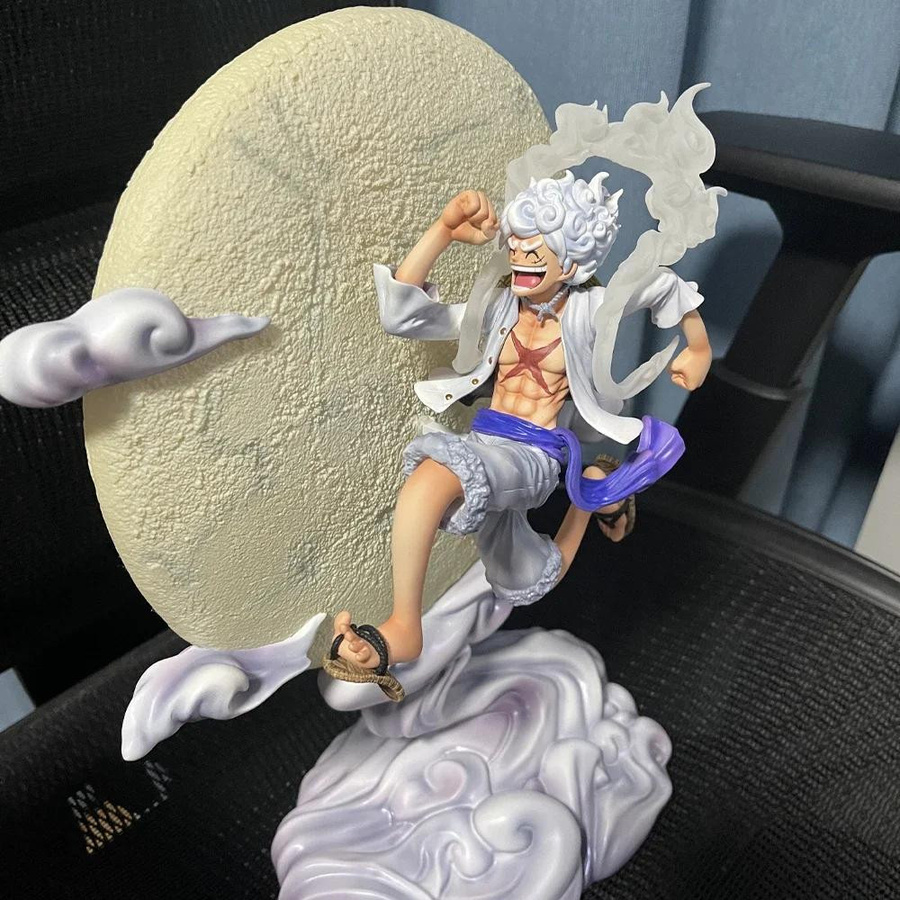 Yiran toy 1 One Piece Luffy Gear 5 Actionfigur PVC Modell 30cm - Bild 4