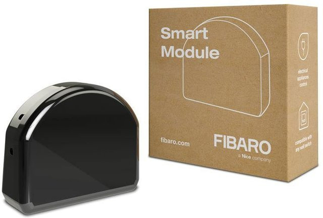 Fibaro Smart Module in Schwarz mit Wi-Fi-Unterstützung - Bild 1
