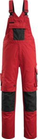 Mascot Latzhose Augsburg in rot/schwarz Größe 48 - Bild 1