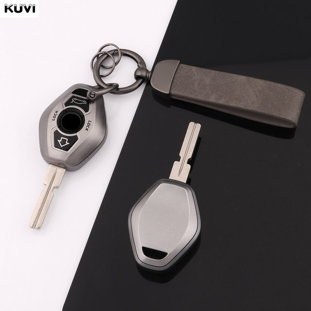 Kuvi TPU Schlüsselhülle in Gun Grey für BMW X3 X5 Z3 Z4 3 5 7 Serie E38 E39 E46 E83 - Bild 1
