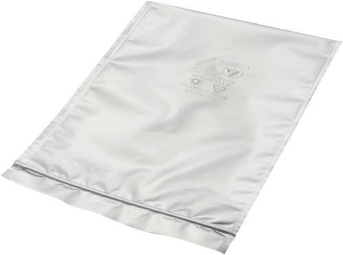 Wolfgang Warmbier ESD-Beutel abschirmend mit ESD-Kennbuchstabe S wiederverschließbar, Farbe: Silber, B: 15,2 cm, L: 25,4 cm - Bild 1