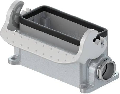 Wieland Electric Gehäuseunterteil 71.330.1635.0 in Grau aus Aluminium - Bild 1