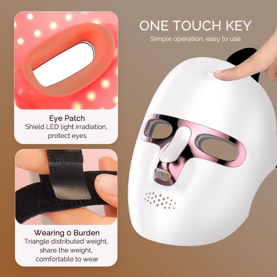 Forevrelily LED-Gesichtsmaske, kabellos, Unisex - Bild 5
