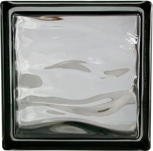 Fuchs Design Glasbaustein in Schwarz und Transparent, B/H: 19 x 19 cm - Bild 1