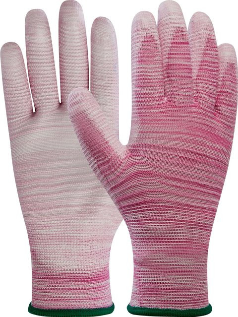 LUX-TOOLS Eco-Arbeitshandschuh in Pink, Größe 8 mit EN 388 Schutzstandard - Bild 1