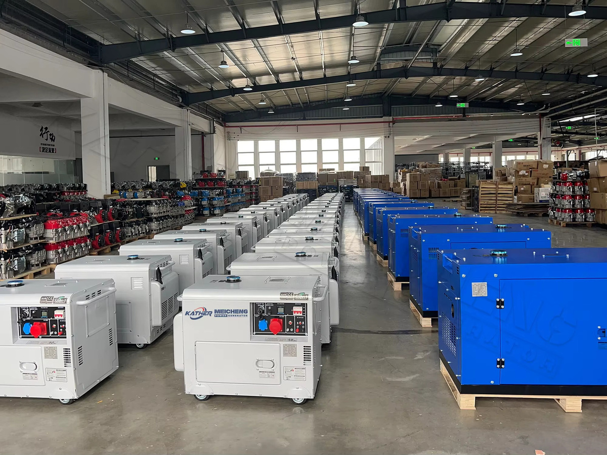 XMSJ Geräuscharmer Dieselgenerator mit Schalldämmung 10 kW/10 kVA in Weiß mit optionalem ATS - Bild 4