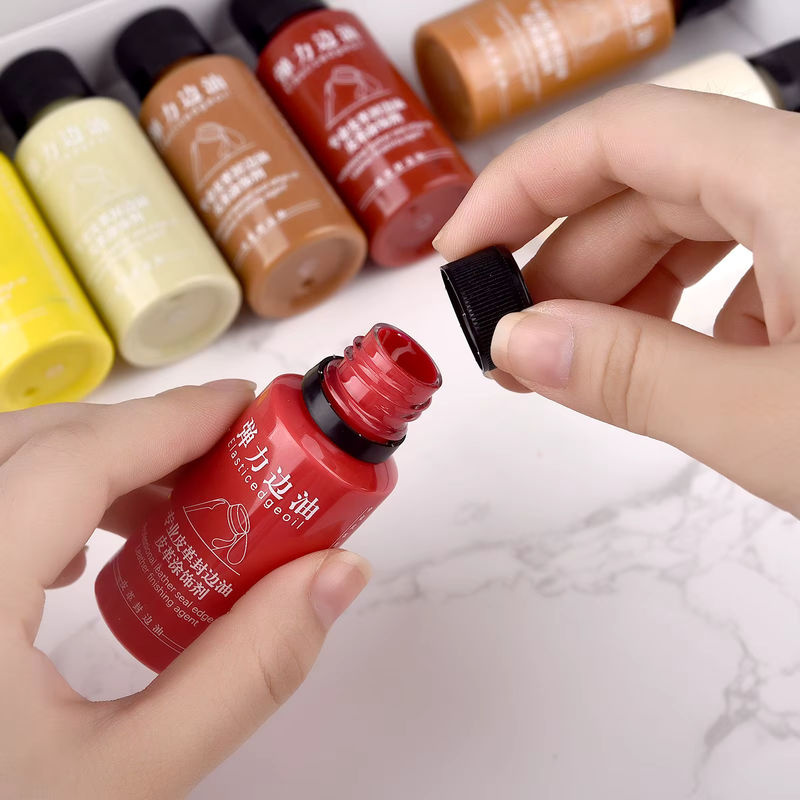 Mattierte elastische Kantenversiegelung für Leder zur Renovierung von Lederwaren und Randversiegelung, 30 ml, in Grün oder Mehrfarbig - Bild 3
